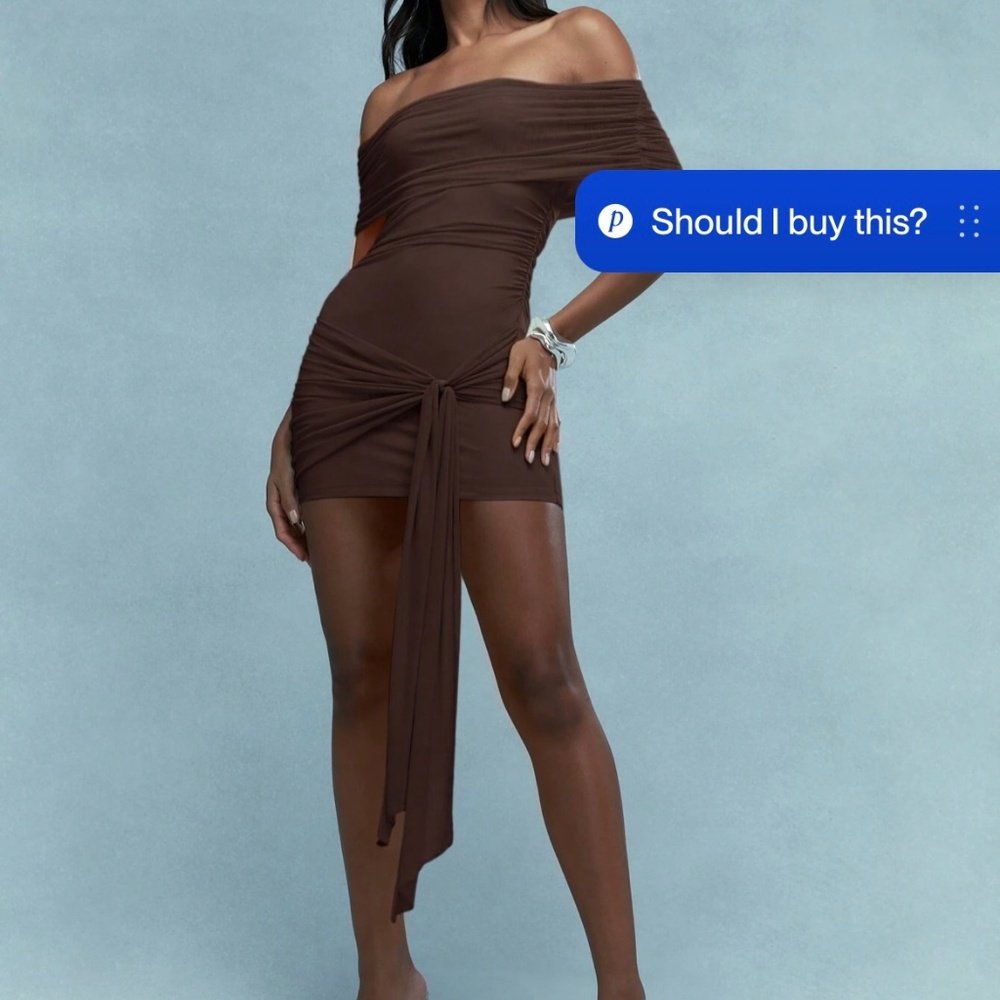 Off shoulder bodycon dress